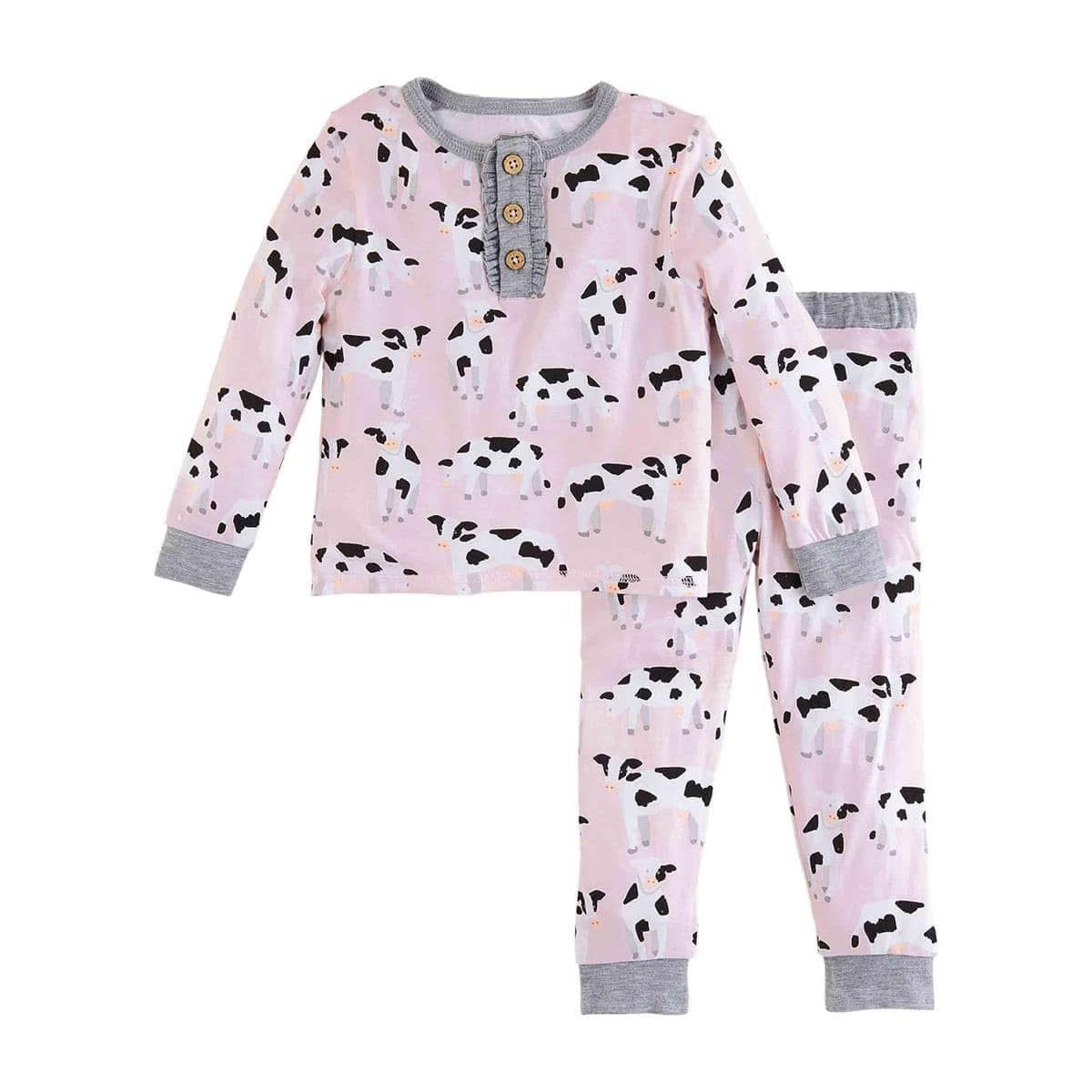 Mudpie Pink Cow PJ