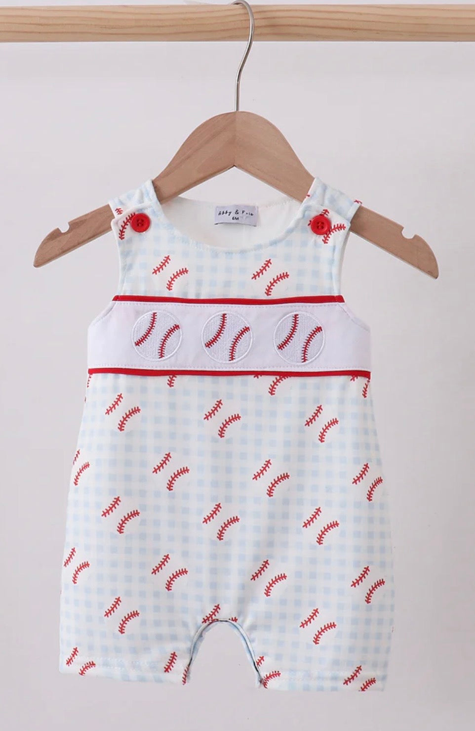 Baseball Gingham JonJon