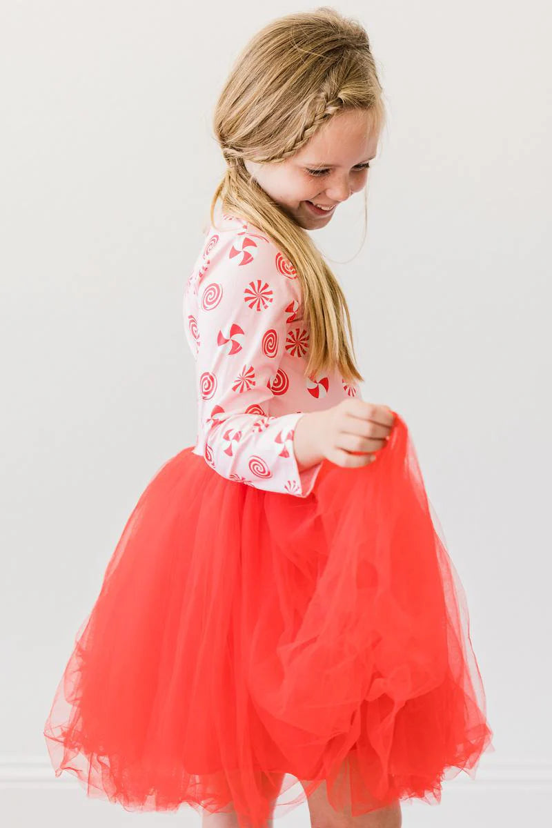 MR Pink Peppermint Tutu Dress