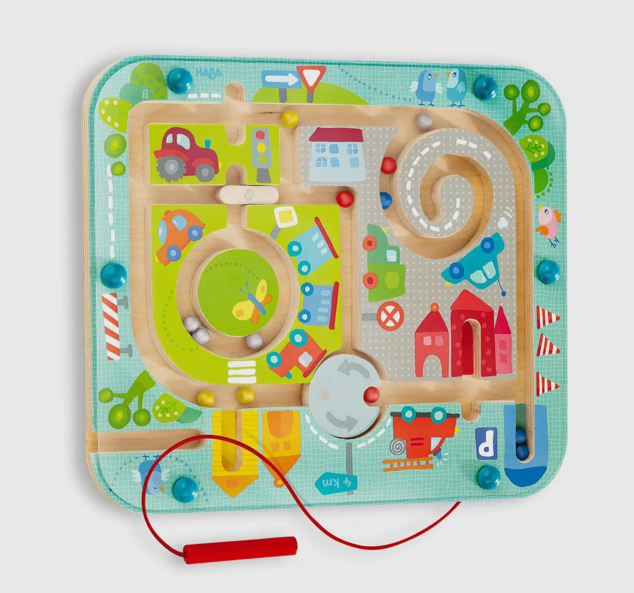 Town Maze Magnetic Puzzle