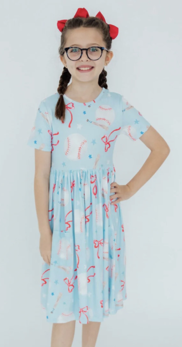 M&R Grand Slam S/S Pocket Twirl Dress