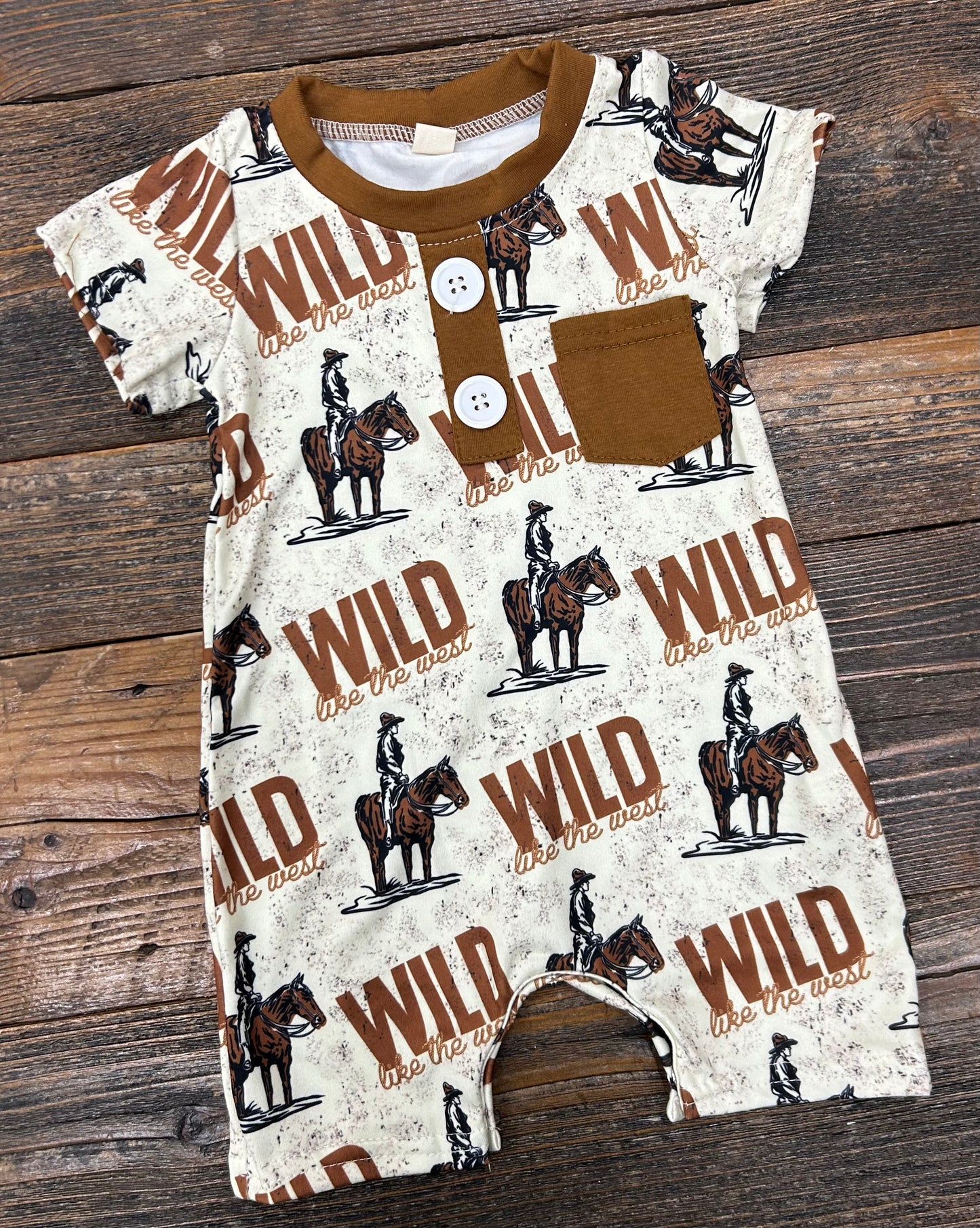 Wild Like the West Romper