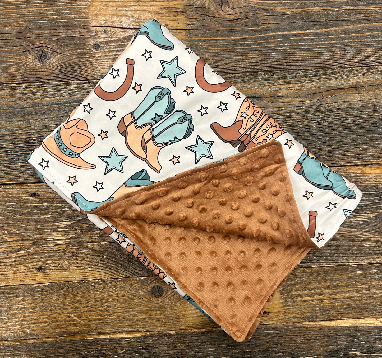 CC Cowboy Boots Blanket