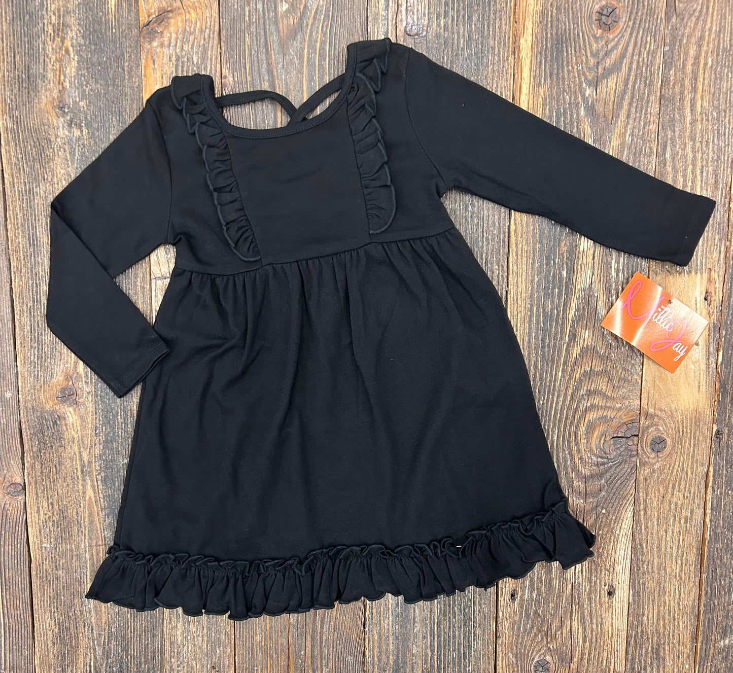 Millie Jay Black Claire Crossback Dress