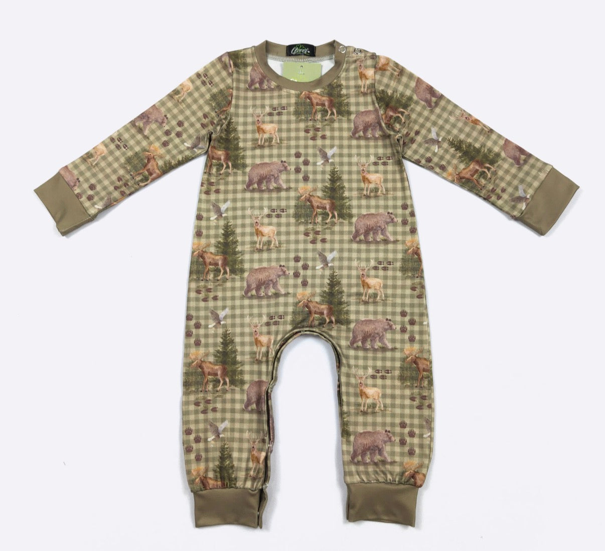 CC Gingham Woodland Romper