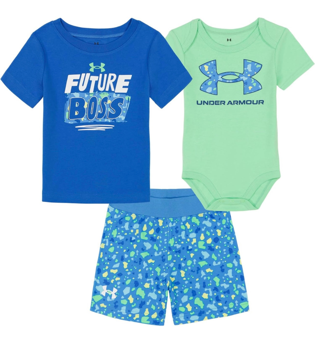 Under Armour Viral Blue Future Boss 3PC Short Set