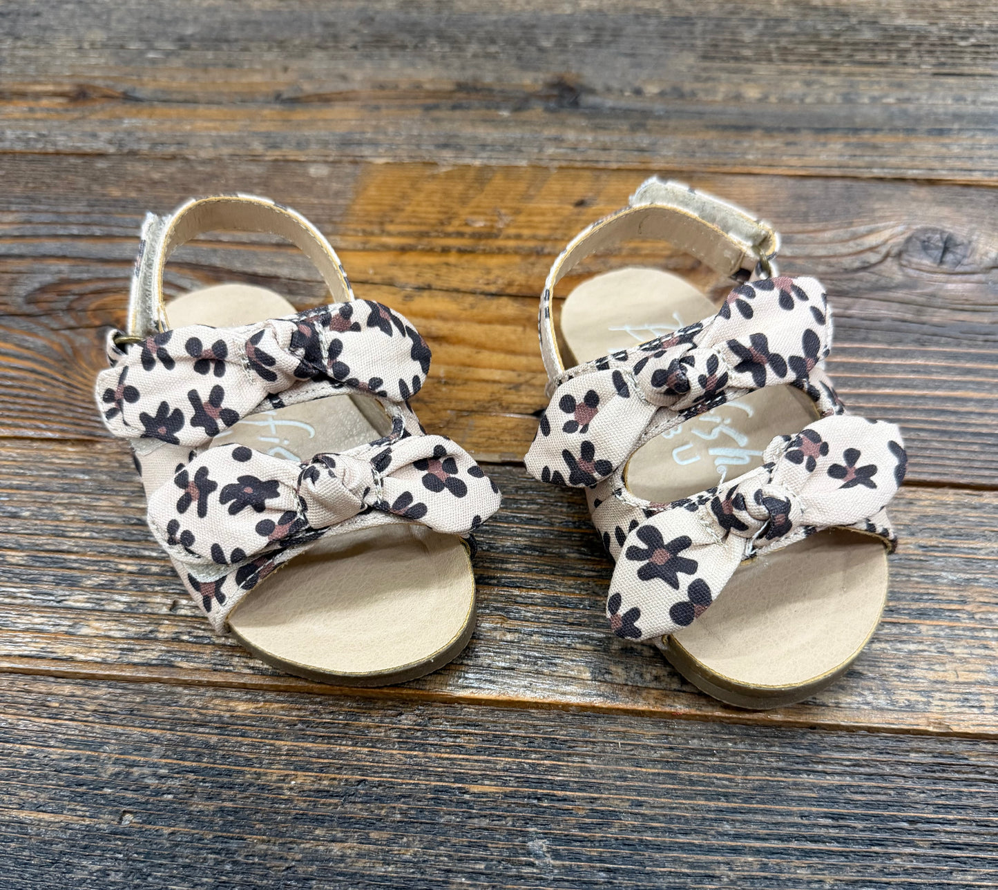 Blowfish Gal Pal Leopard Flower Bow Sandal