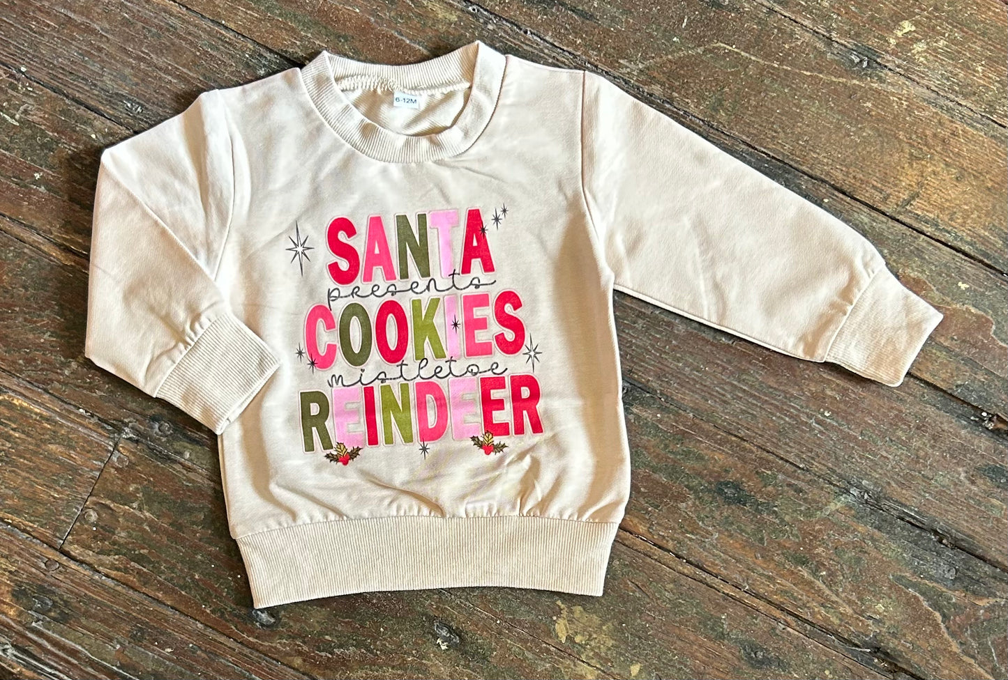 Santa Cookie Reindeers Sweatshirt