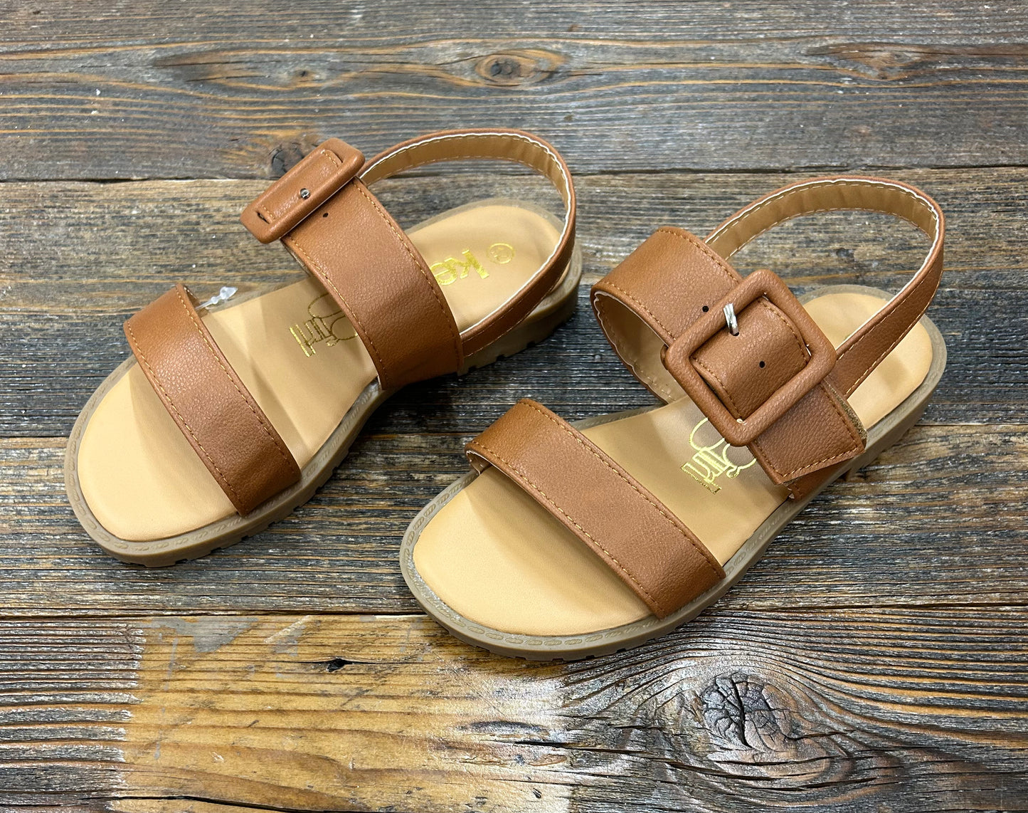 Kensie Girl Tan Strappy Sandal