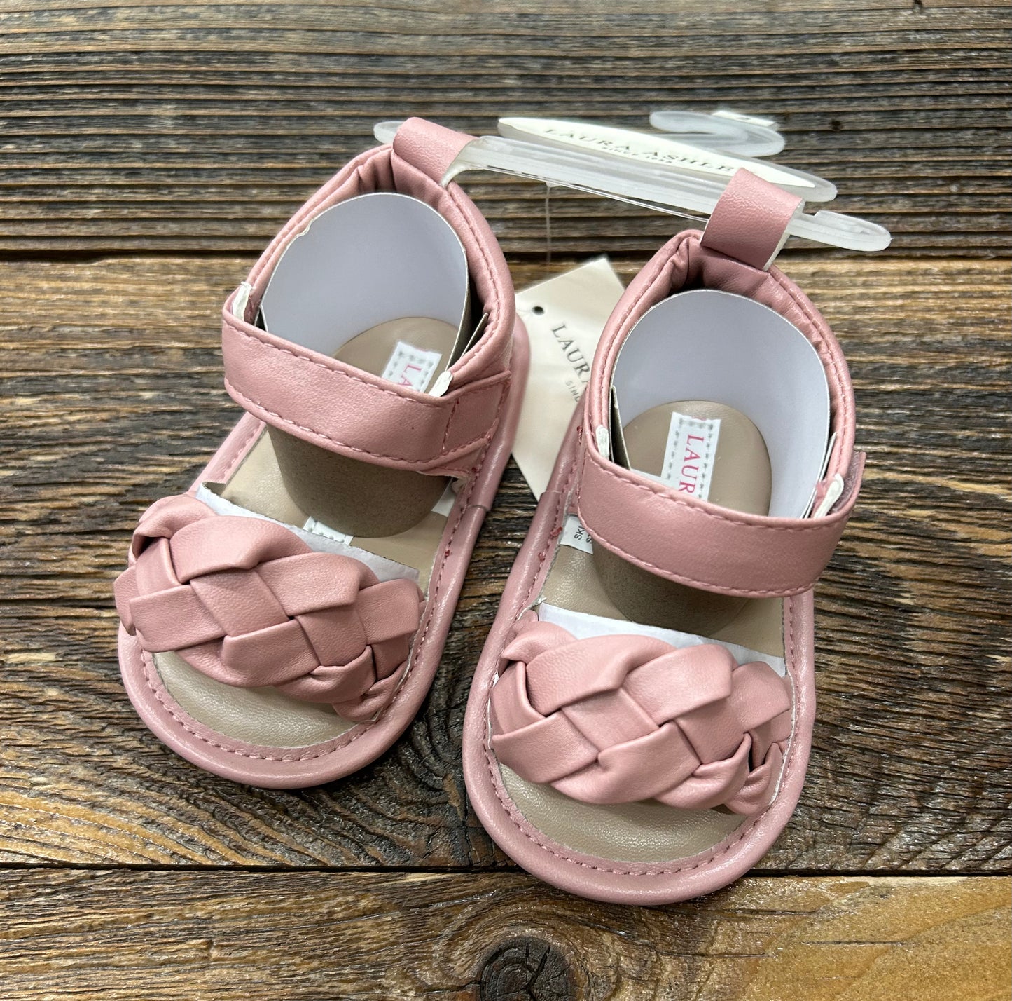 Josmo Mauve Braided Strap Sandal