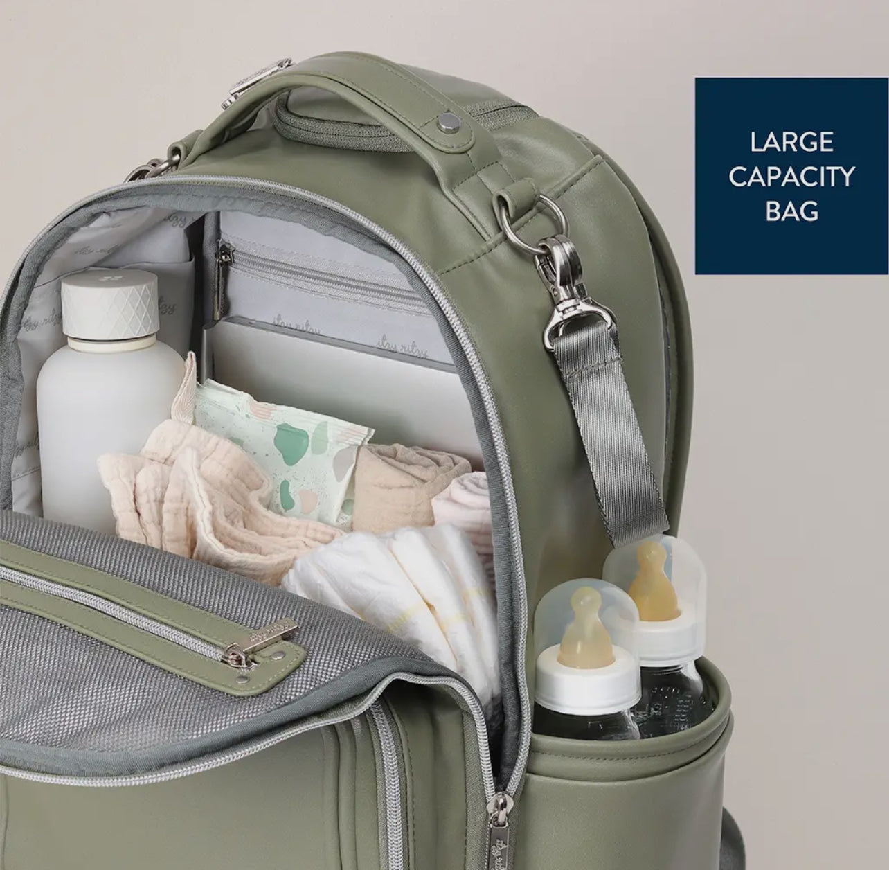 Itzy Ritzy Matcha Boss Plus Backpack Diaper Bag
