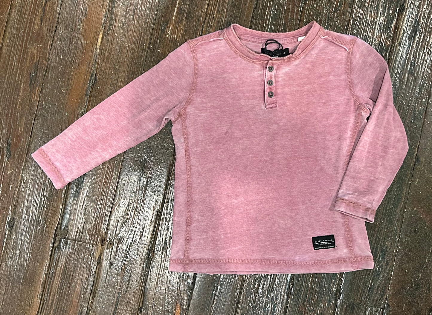 Silver Jeans Co Burgundy Long Sleeve