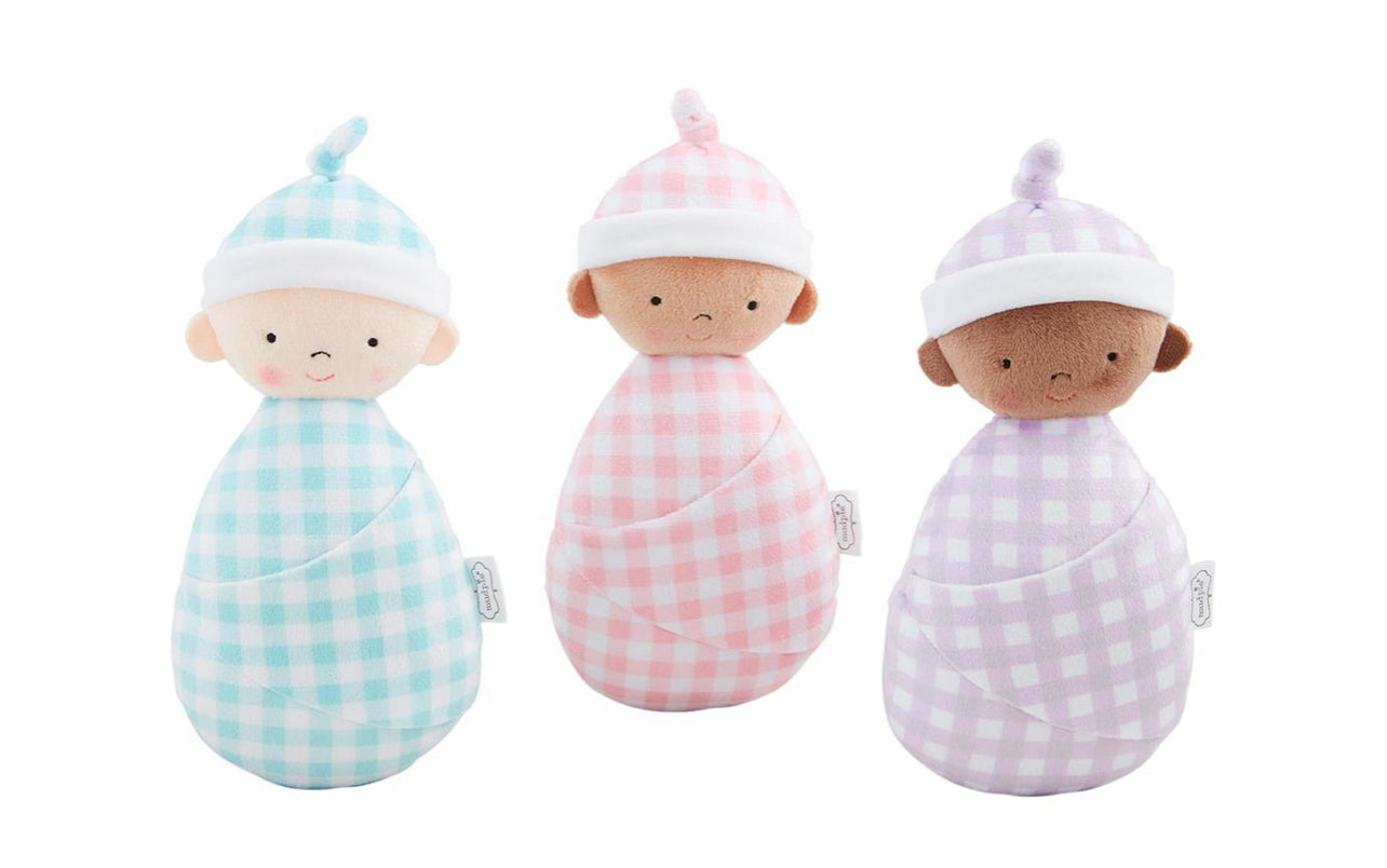 Mudpie Baby Doll Basket Set