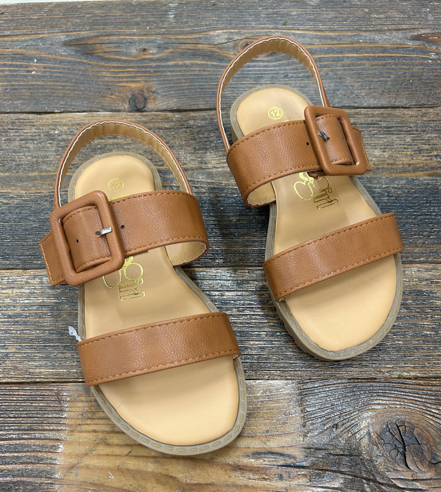 Kensie Girl Tan Strappy Sandal