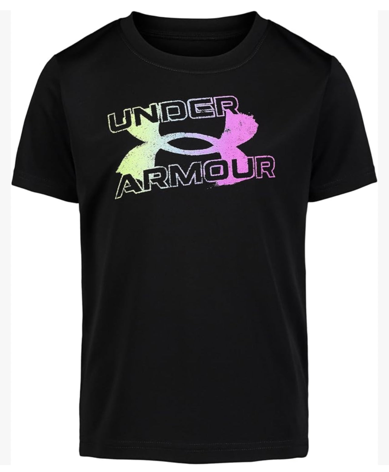 Under Armour Tech Gradient Logo Black Short Sleeve Tee
