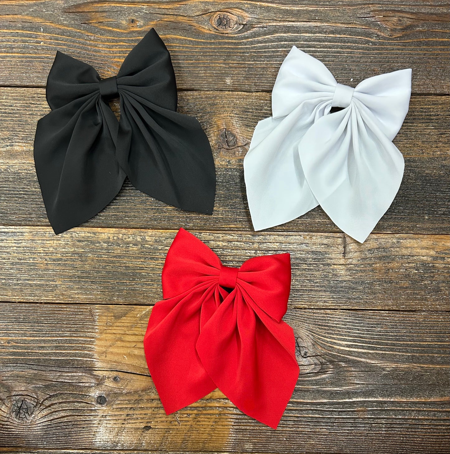 Large Solid Ribbon Bows