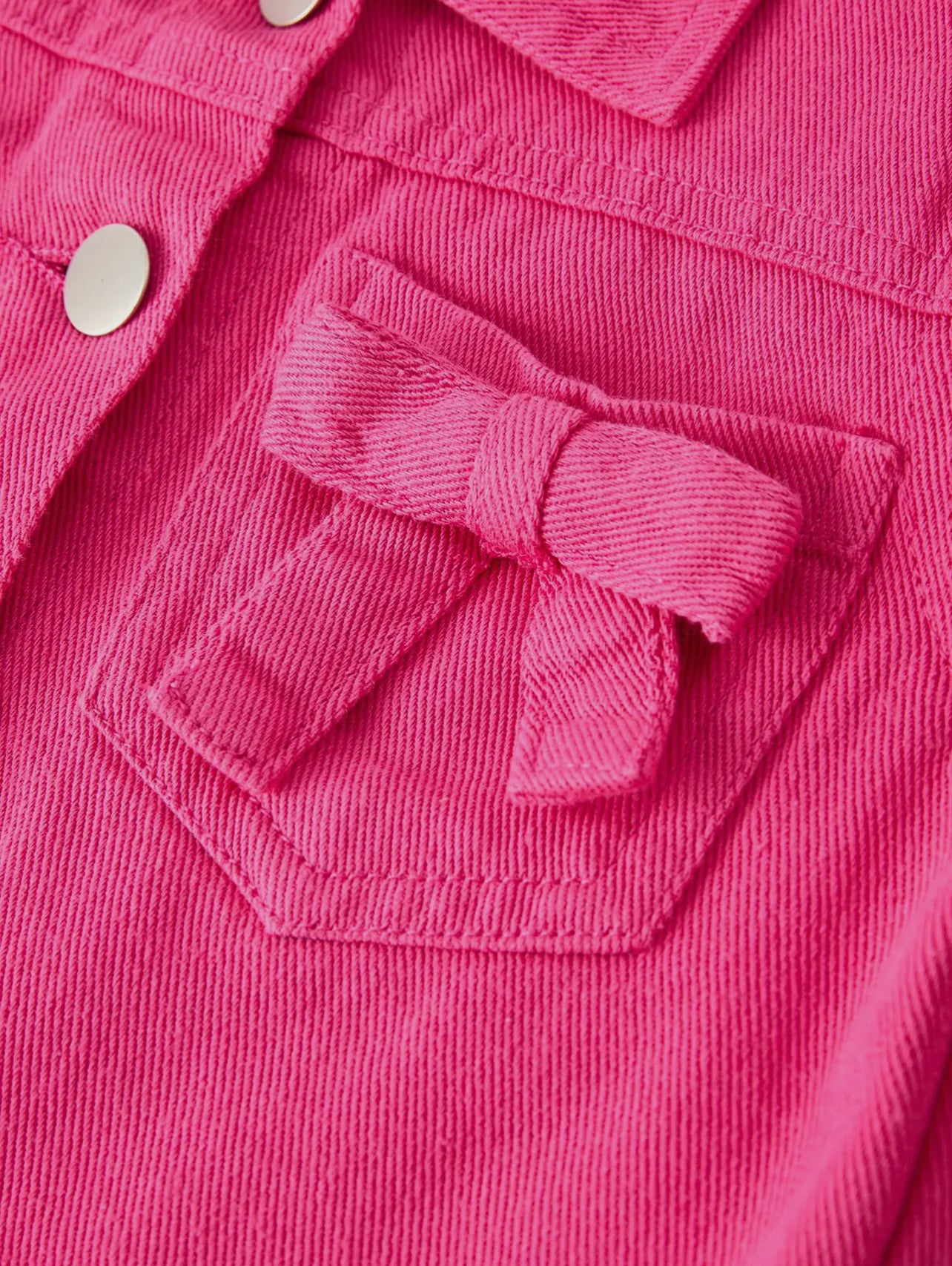 Hot Pink Denim Jacket