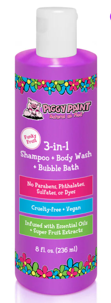 3-in-1 Shampoo & body Wash & Bubble Bath
