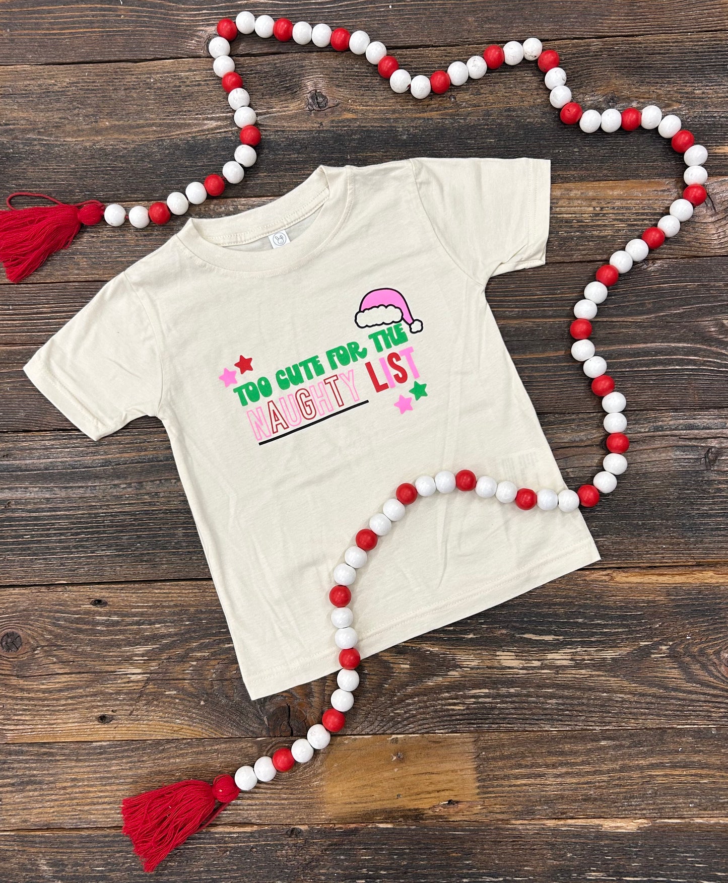 Too Cute For The Naughty List Tee