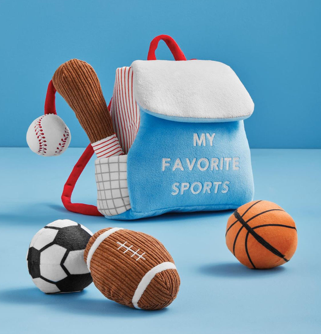 Mudpie My Favorite Sports Plush Set