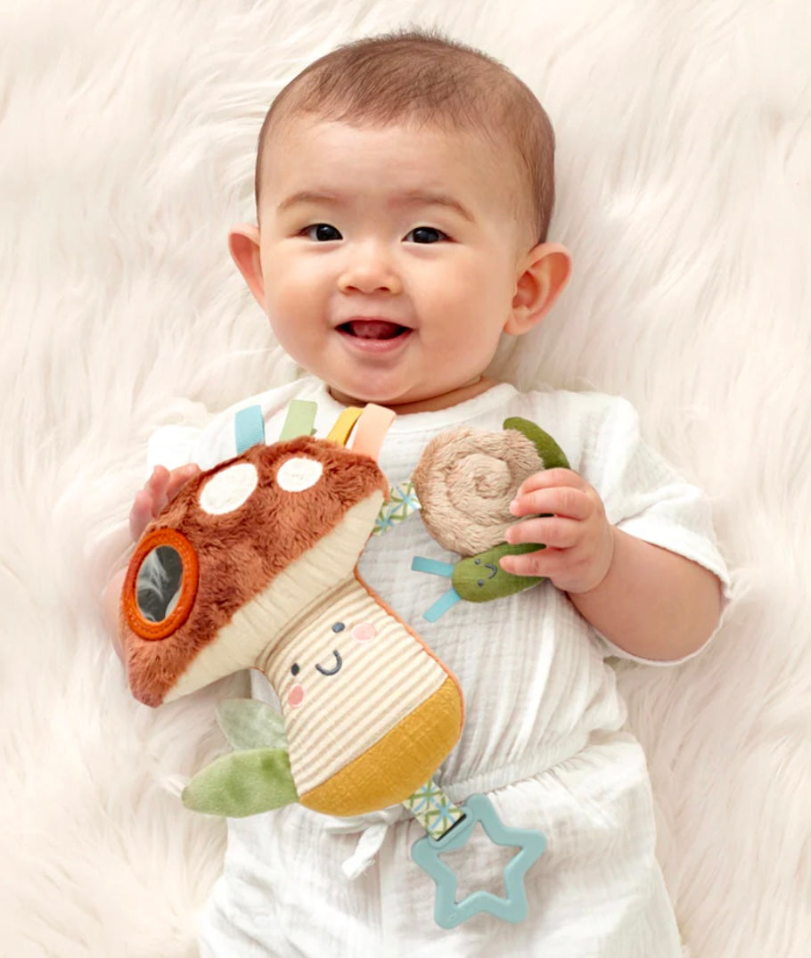 Itzy Ritzy Bitzy Traveler Mushroom Toy