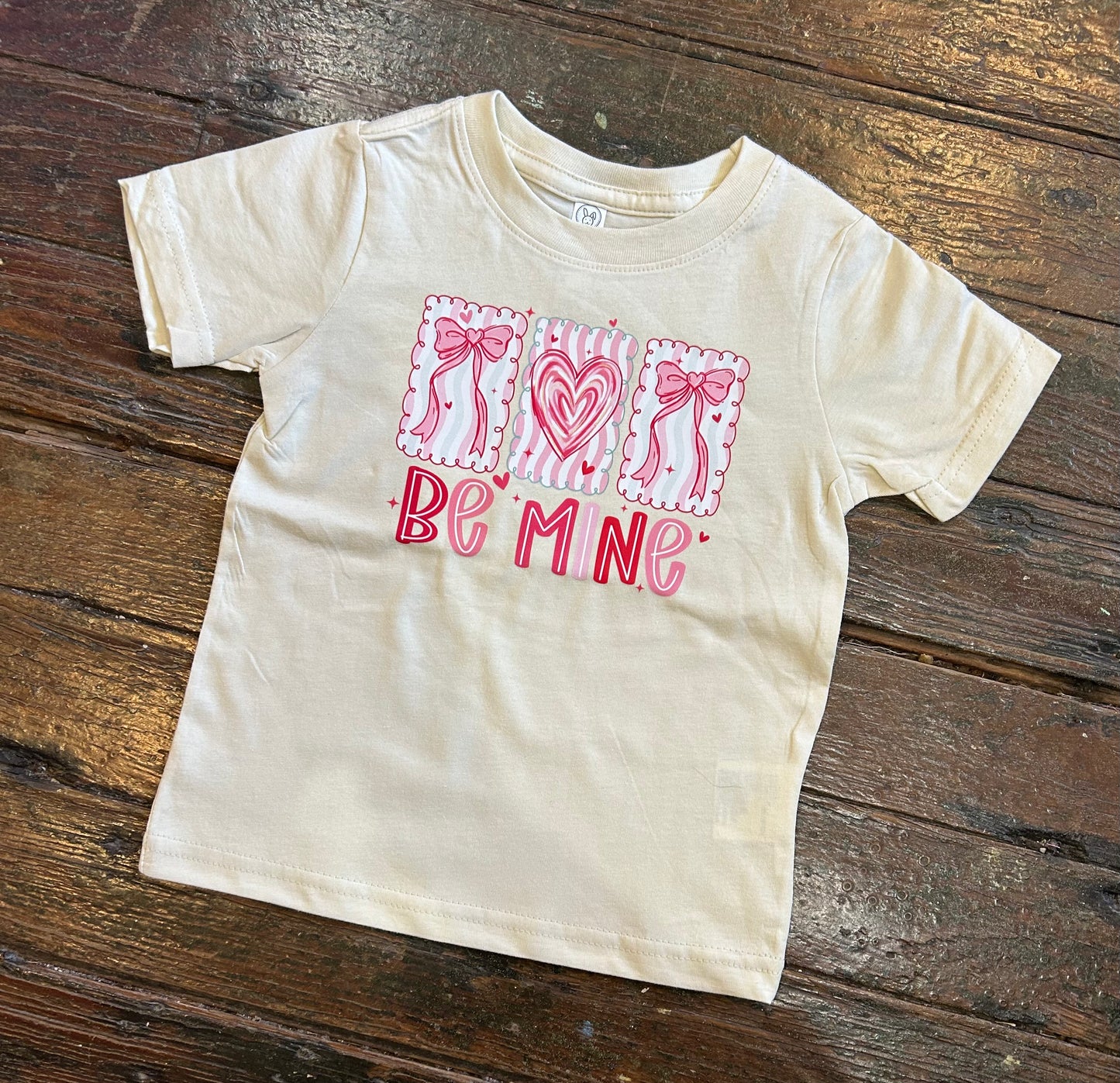 Be Mine Bow & Heart Tee