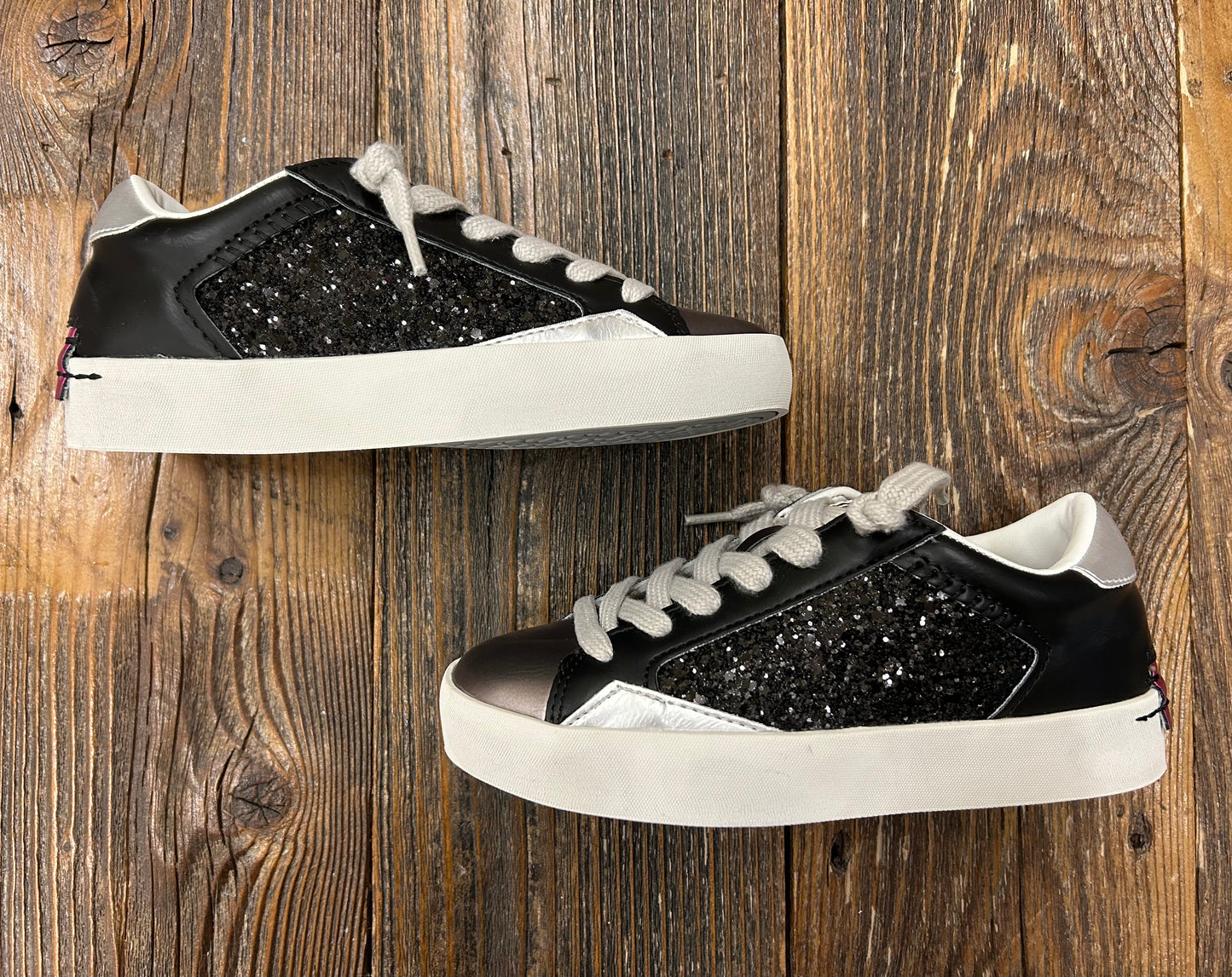 ShuShop Ruby Black Glitter Sneaker