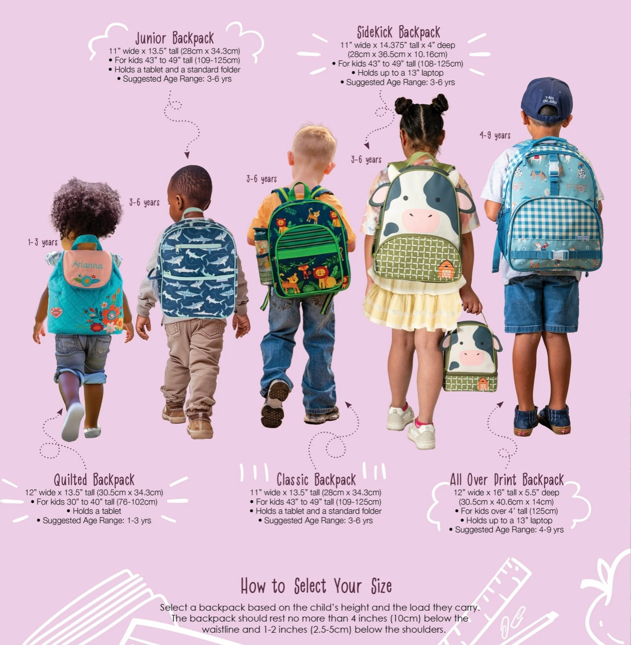 Stephen Joseph Junior Backpacks