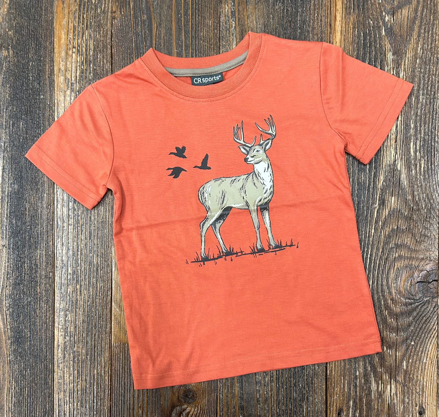 CR Sports Rust Outdoor Deer Tee