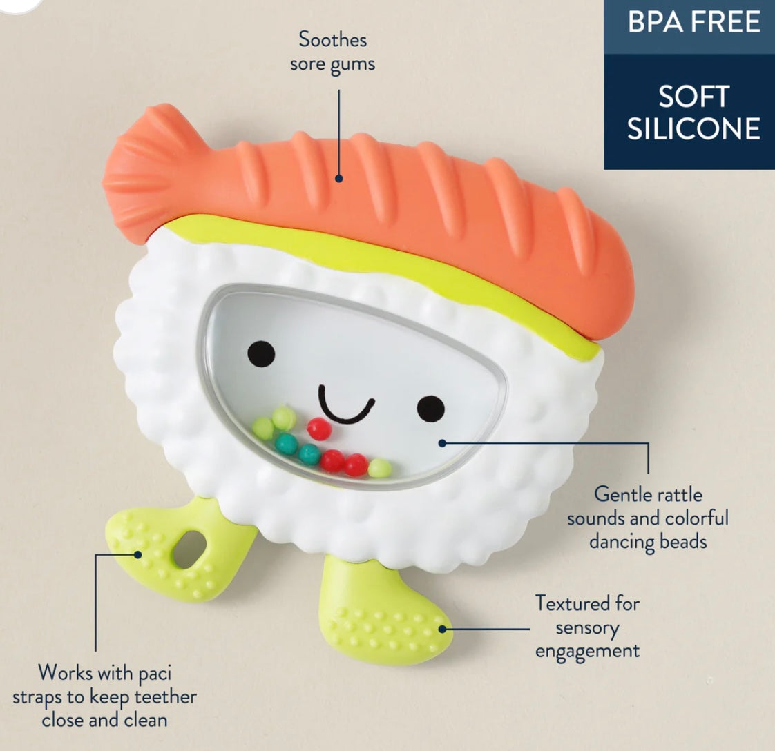 Itzy Ritzy Sweetie Shake Plus Rattle & Teether