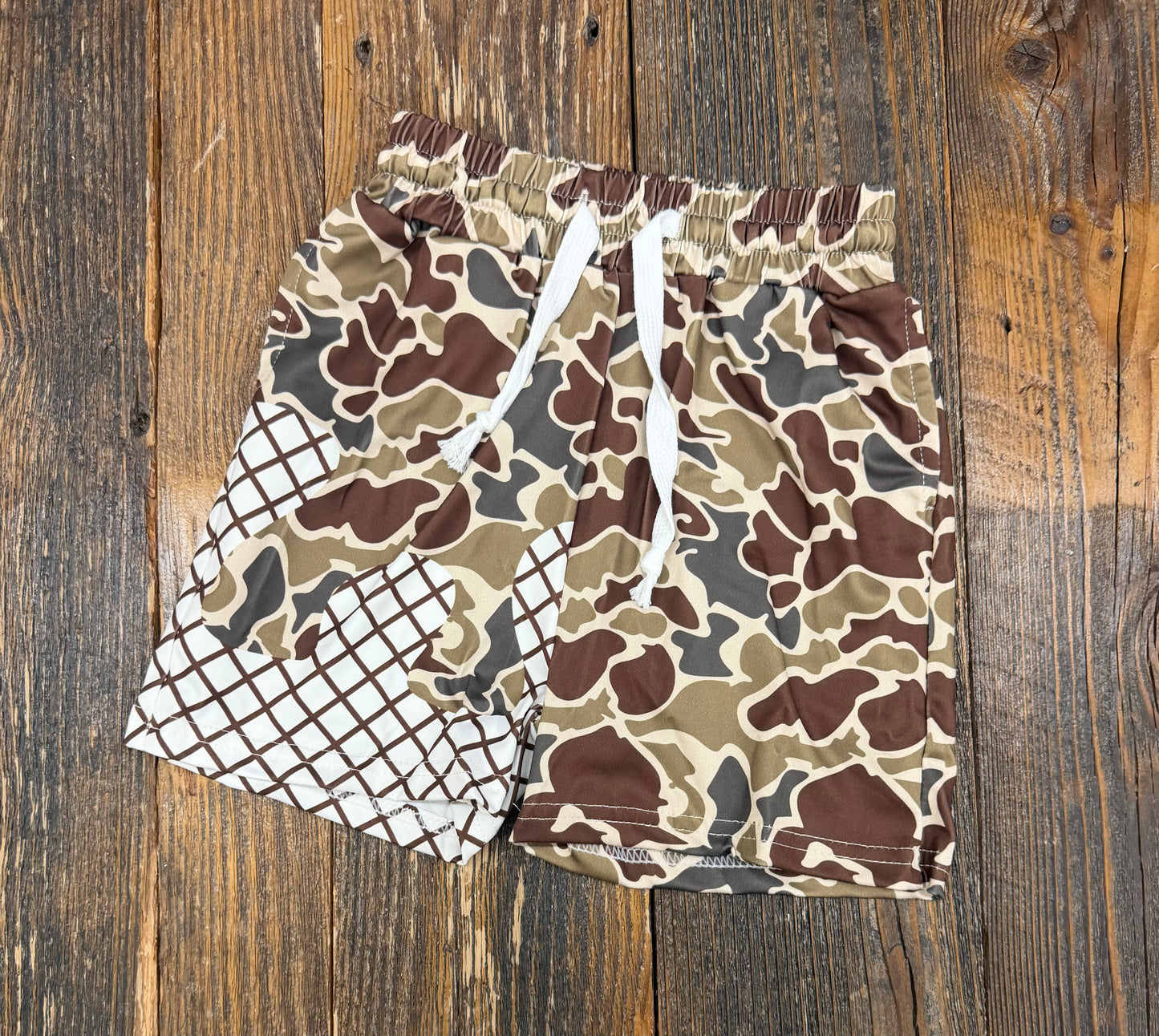 Camo Drip Shorts
