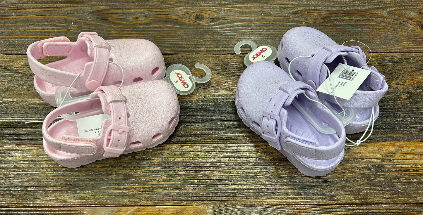 Josmo Glitter Slip On Sandals