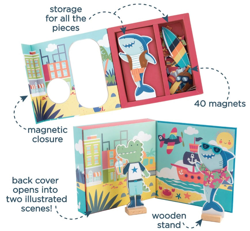 Stephen Joseph Magnetic Dress-Up Box Set