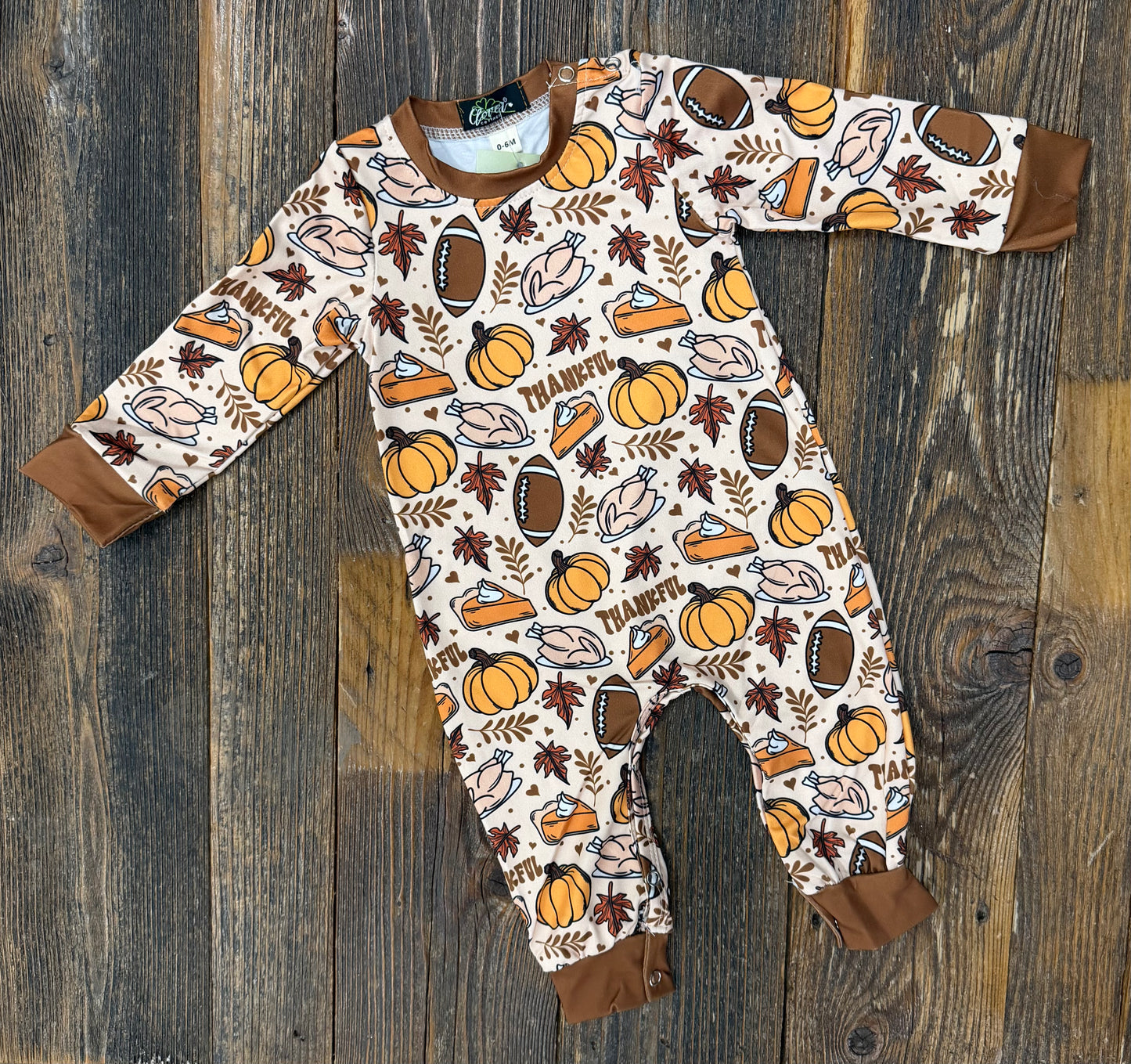 Thankful Turkey Day Romper