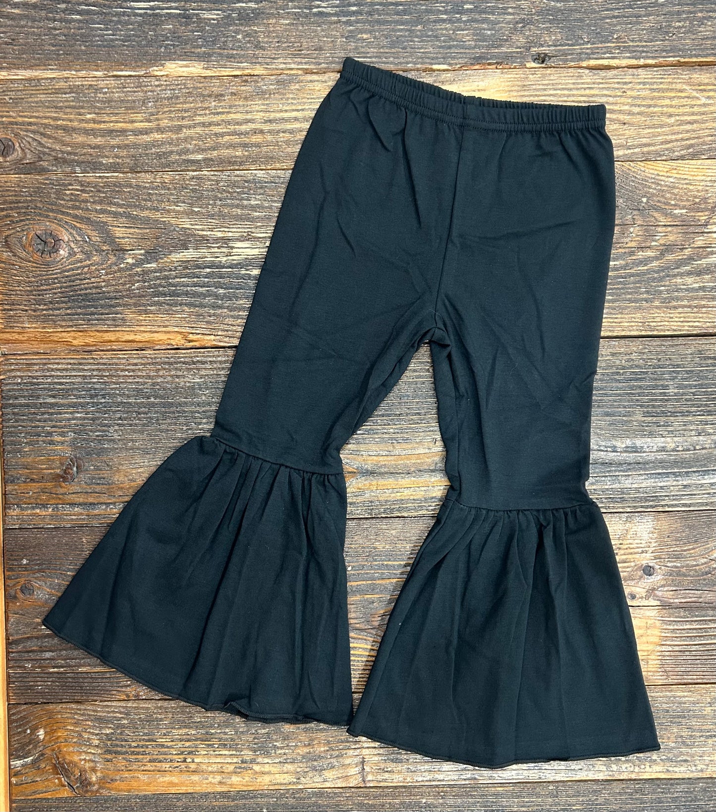 Black Bell Bottom Pants