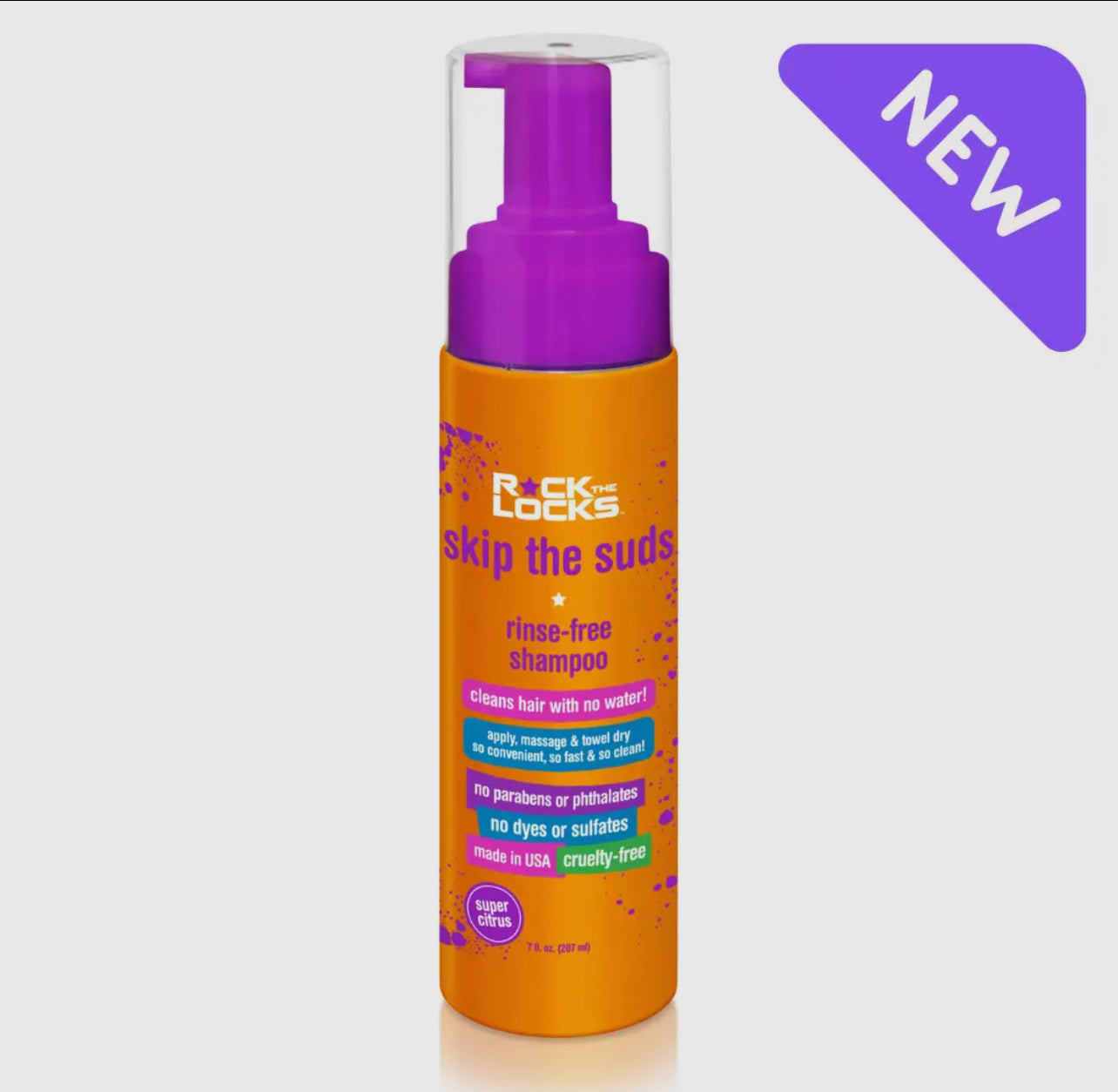 Skip the Suds Rinse Free Shampoo