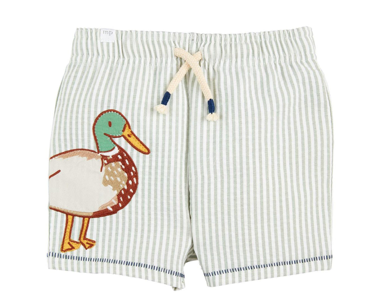 Mudpie Duck Appliqué Swim Trunks
