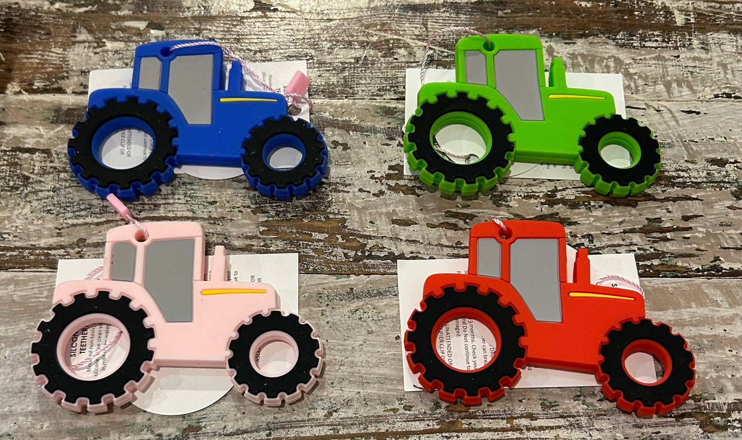 Silicone Tractor Teether