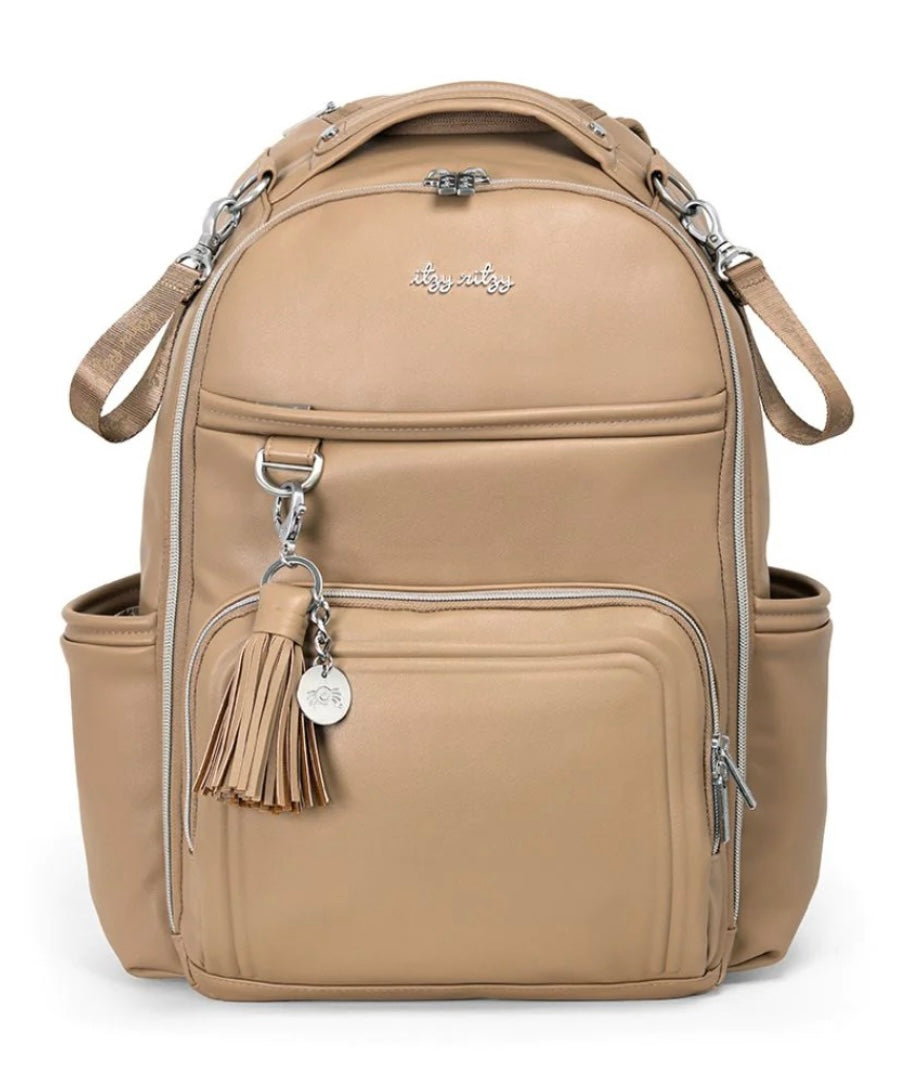 Itzy Ritzy Chai Latte Boss Plus Backpack Diaper Bag