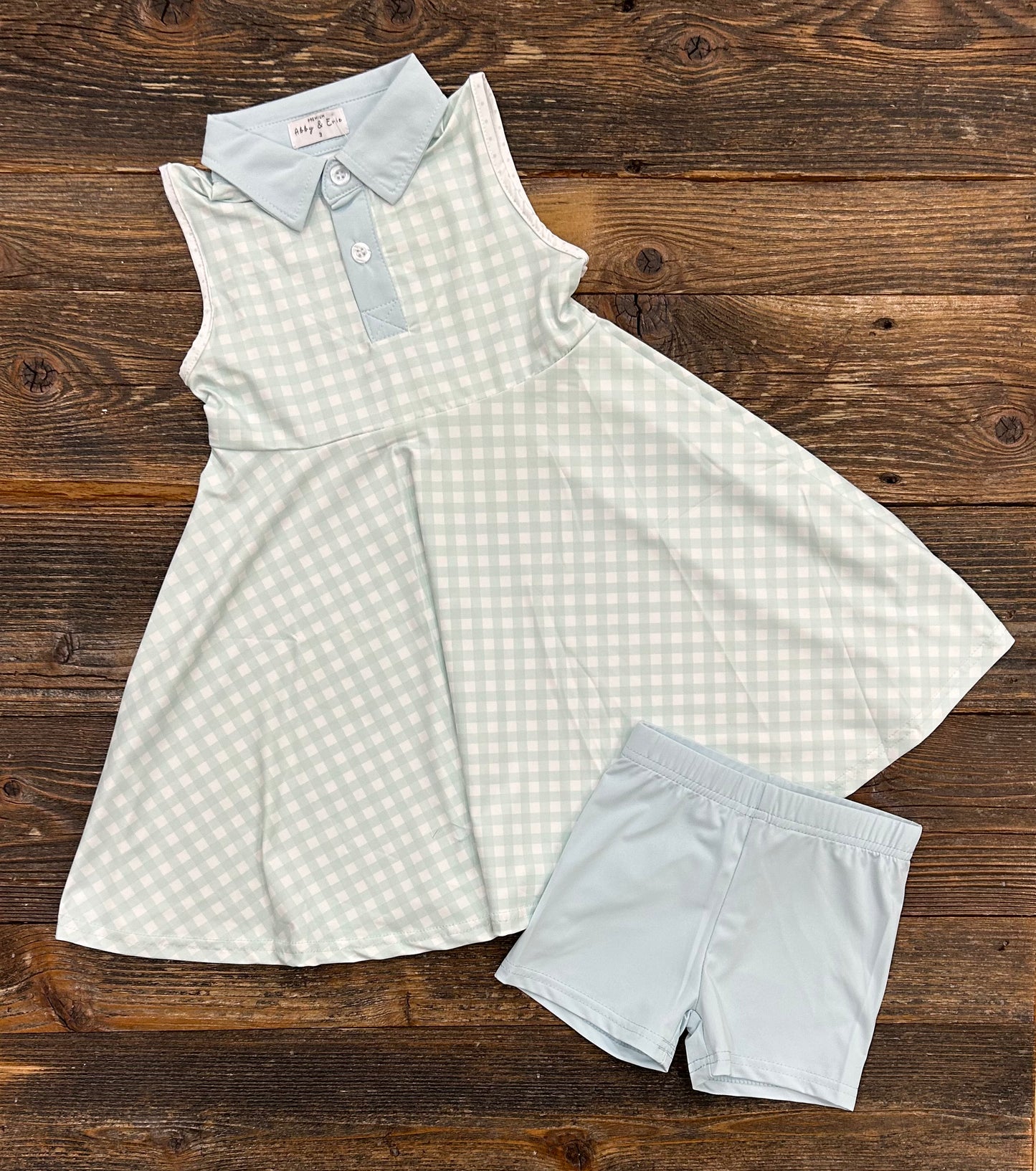 Gingham Active Dress Set