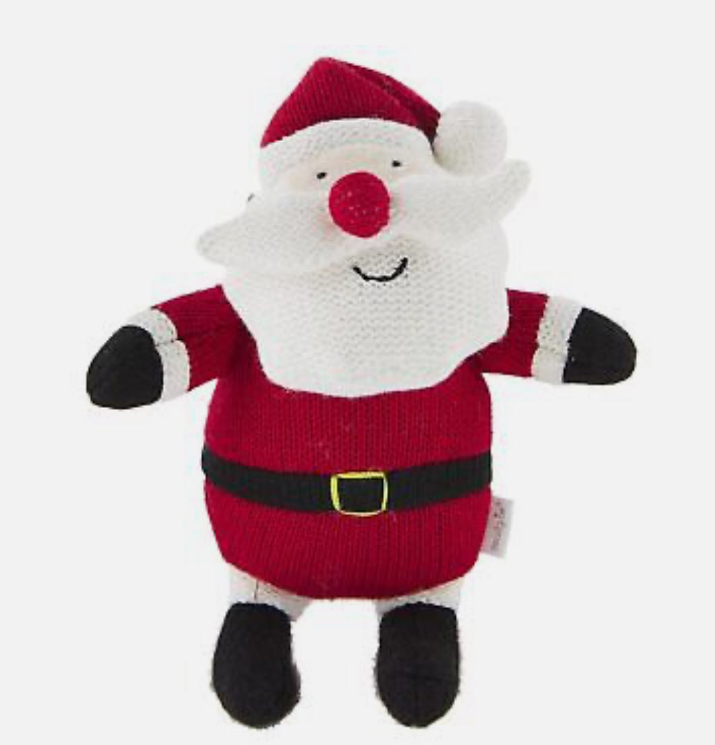 Mudpie Santa Rattle