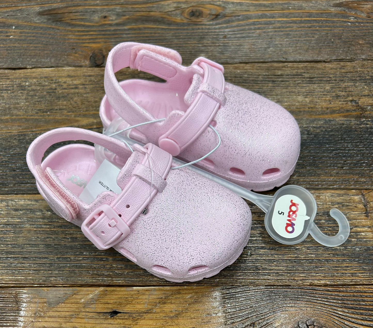 Josmo Glitter Slip On Sandals