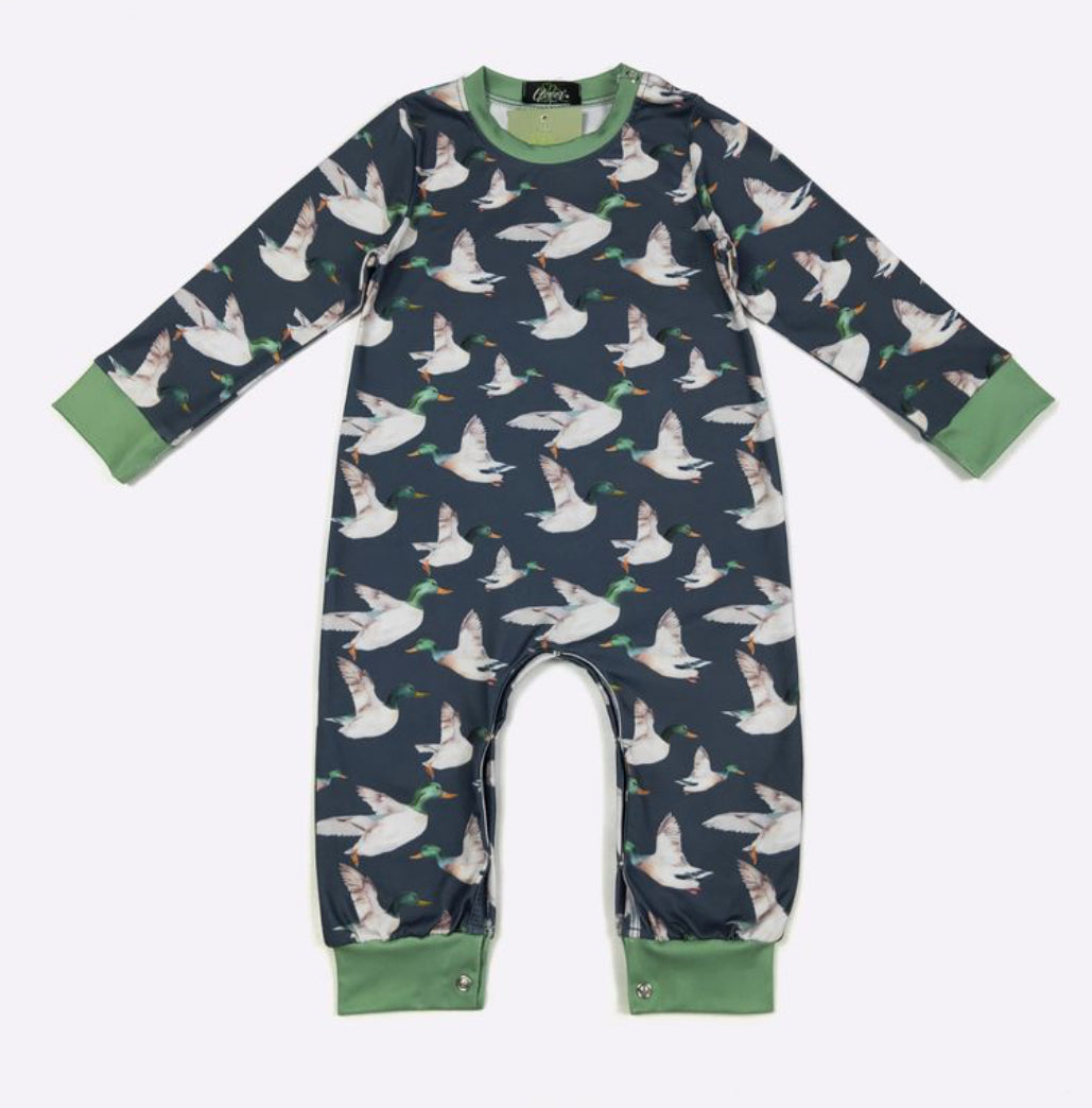 CC Navy Mallard Romper