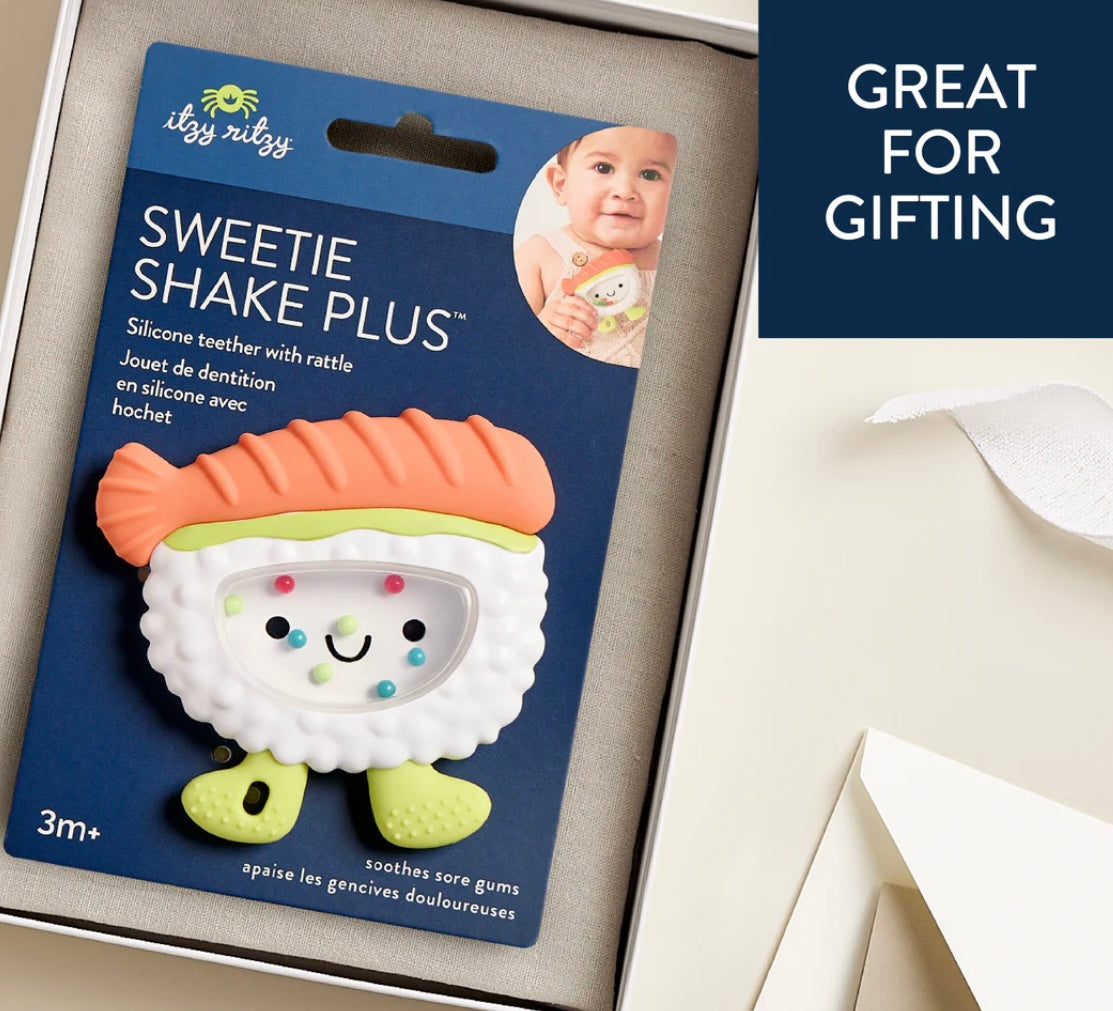 Itzy Ritzy Sweetie Shake Plus Rattle & Teether