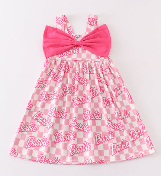 Pink Bow Doll Dress