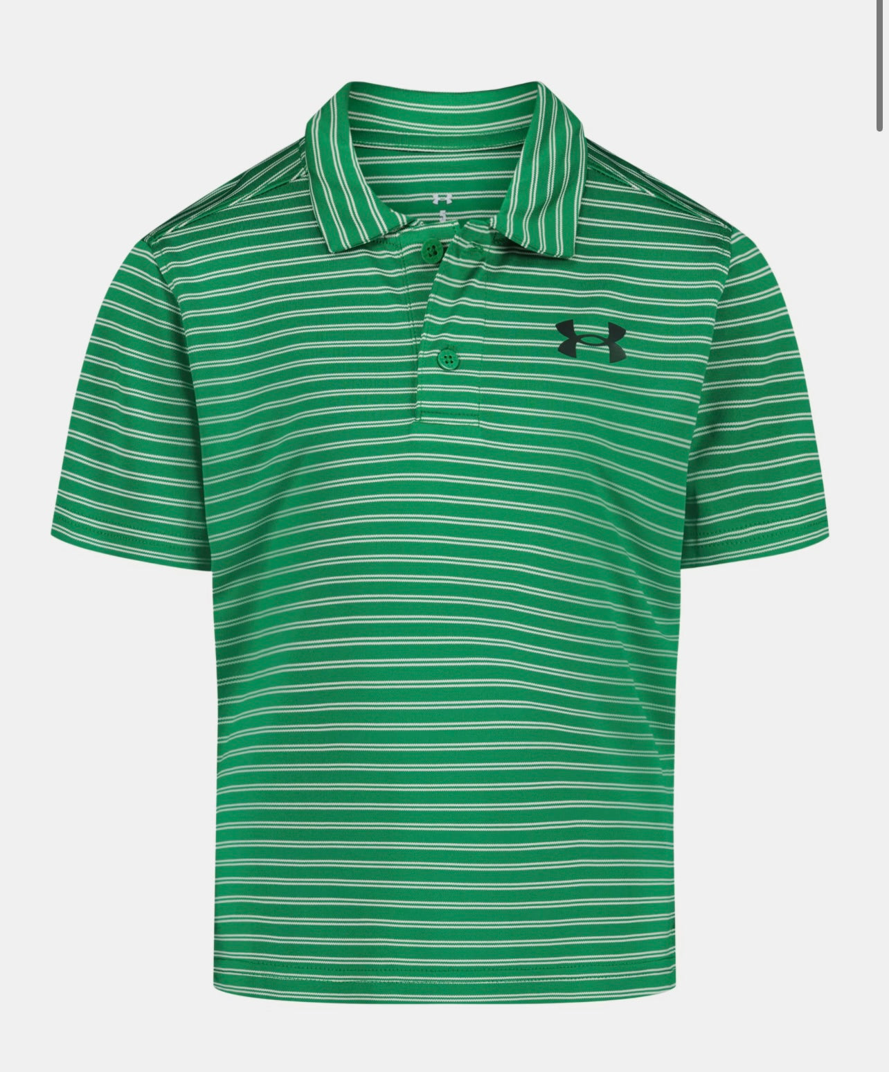 Under Armour Team Kelly Green Match Play Stripe Polo