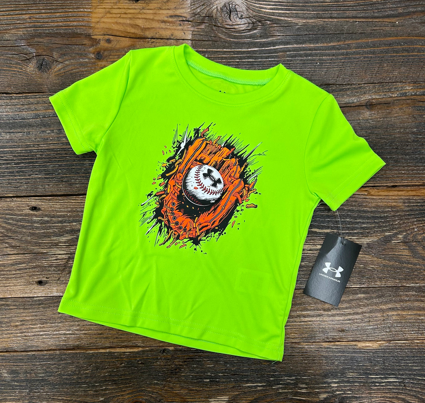 Under Armour Hyper Green Puff Mitt Tech Tee