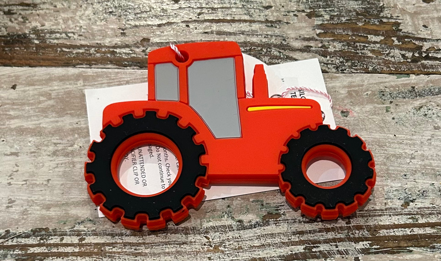 Silicone Tractor Teether