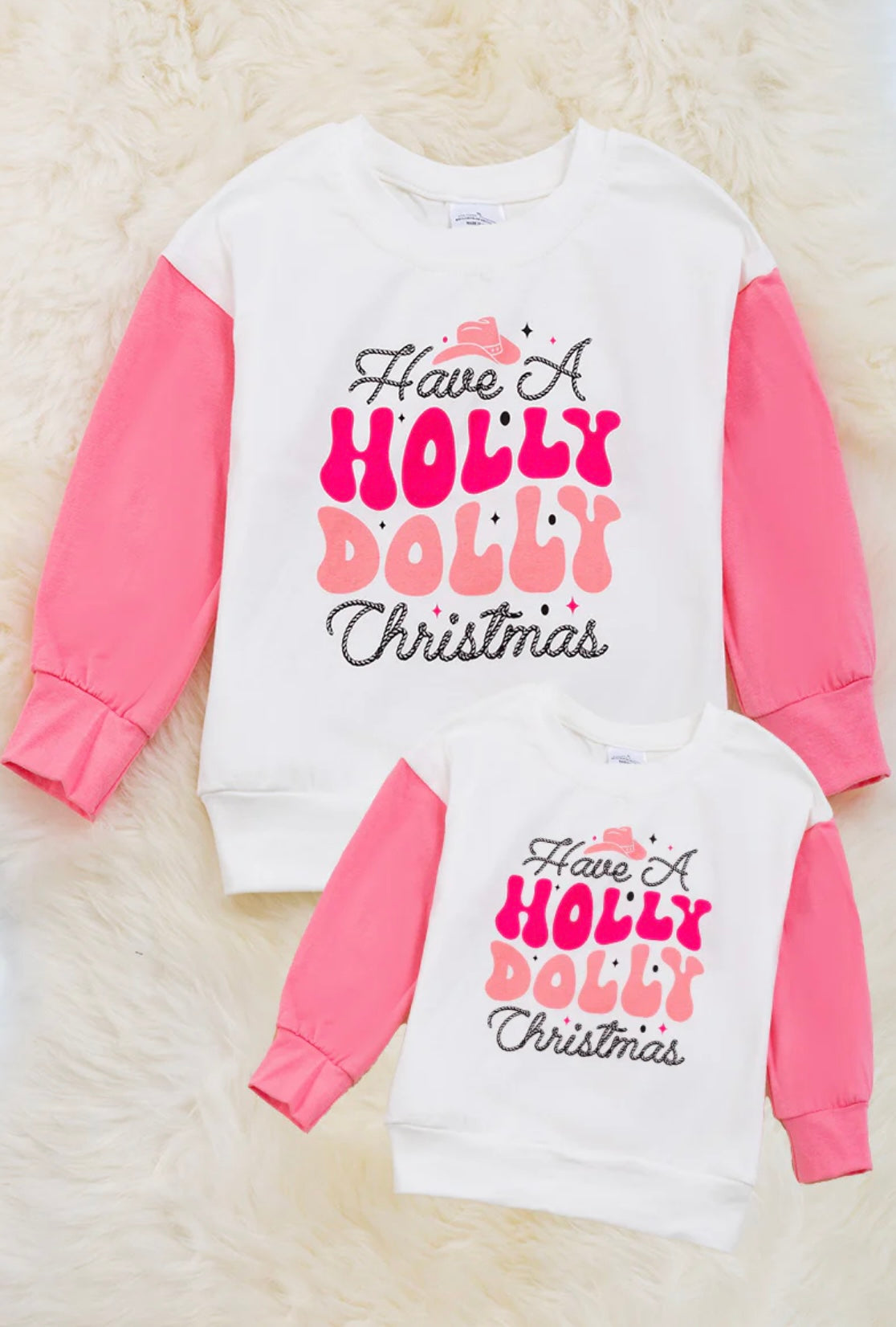 Holly Dolly Christmas Pullover