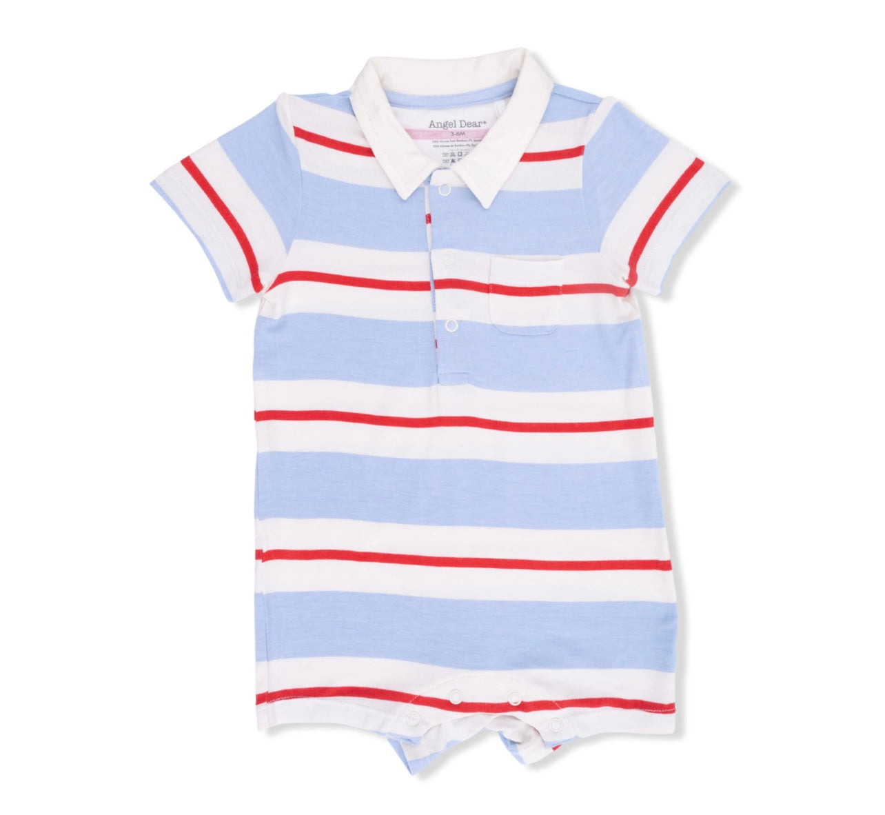 Angel Dear Preppy Rugby Polo Shortie Romper